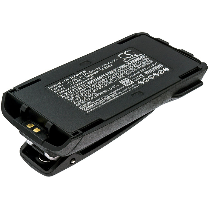 Replacement Battery for Tait/Radon Two-Way Radio - 7.4V 2600mAh Li-ion