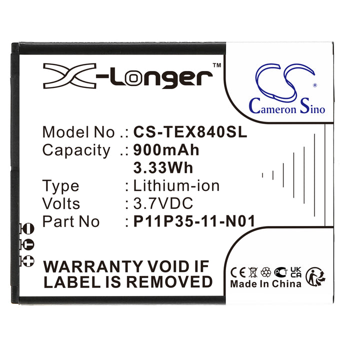 Replacement Battery for Texas Instruments TI-84 Plus CE/TI-84 CE/TI-Nspire CX/TI-Nspire CX CAS - 3.7V 900mAh Li-ion