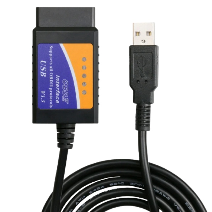 ELM327 OBD2 USB Adapter for Windows, ELMconfig Scanner with MS CAN/HS CAN Switch for F150 F250 Car and Light Truck, Diagnosis on Windows with V1.5
