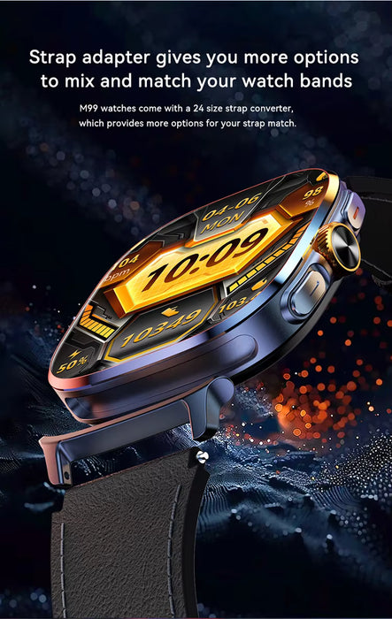 Tavice 5G Cellular Smartwatch – Large Screen, Video Call, Waterproof, GPS, Heart & Sleep Monitor, Apps, Sim Card Support