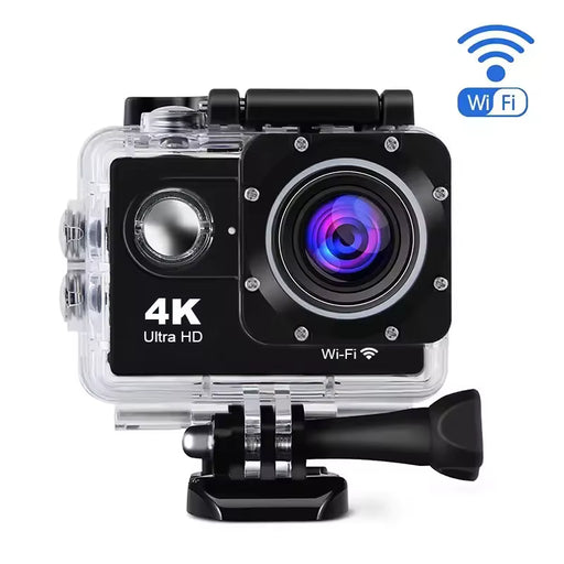 Tavice 4K Action Cam with WiFi Waterproof Sports Camera | 4K Video | Remote Loop Recording | Motion Detection | 170° Wide Angle.
