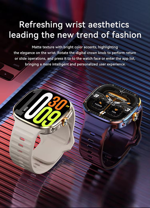 Tavice 5G Cellular Smartwatch – Large Screen, Video Call, Waterproof, GPS, Heart & Sleep Monitor, Apps, Sim Card Support