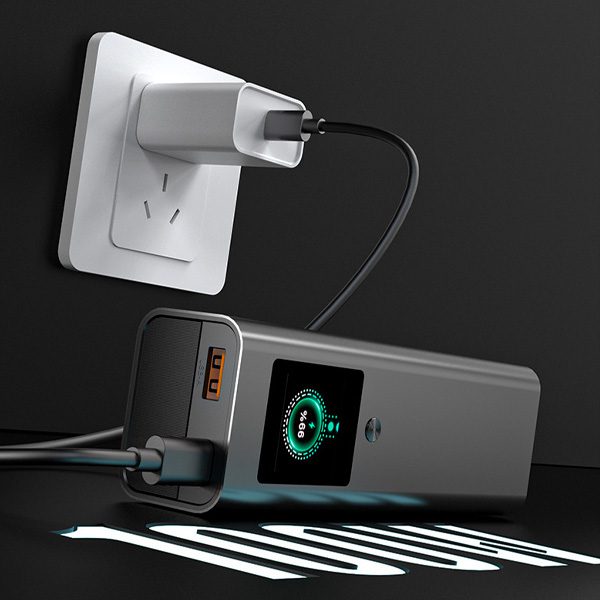 Tavice 20000mAh 100W Power Bank with TFT Display for Phones, Laptops, iPads | USB-C Fast Charging Portable Charge
