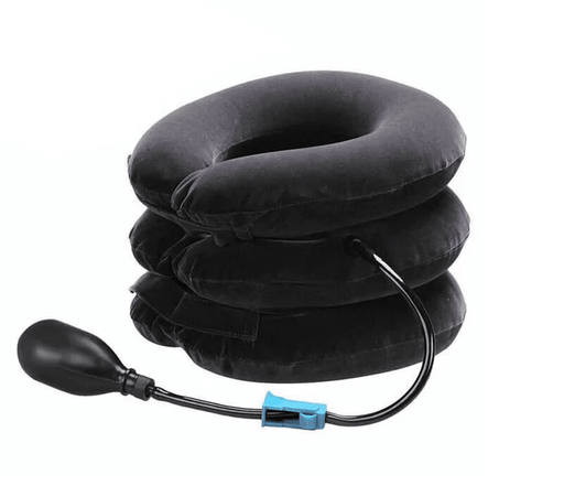Air Inflatable Neck Pillow Head Cervical Traction Support Stretcher Pain Relief - Battery Mate
