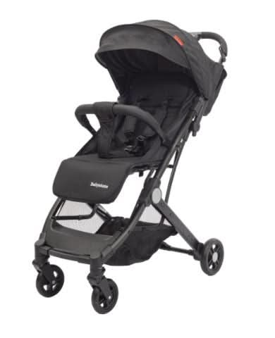 BabyStone Travel Stroller/Pram UPF50+ Grey Kids/Baby/Toddler - Battery Mate