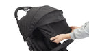 BabyStone Travel Stroller/Pram UPF50+ Grey Kids/Baby/Toddler - Battery Mate