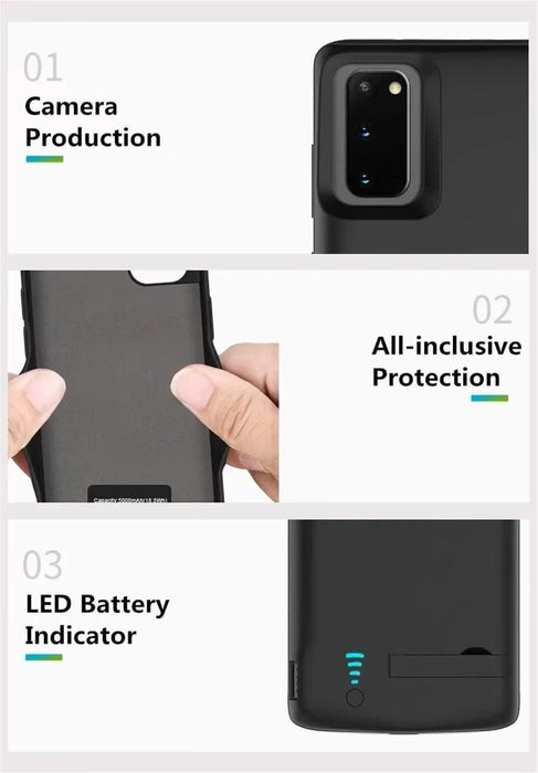 Battery charger case For Samsung Galaxy S24 Ultra Power Bank cover - Battery Mate