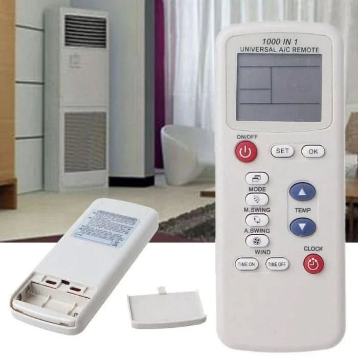 Universal AC remote control ABS material lightweight design