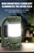 Camping Lantern with Fan & Floodlight | Solar Rechargeable Portable LED Light - Battery Mate