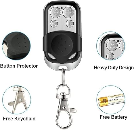 Centsys / Centurion NOVA Compatible Blue Garage/Gate Remote Control Replacement - Battery Mate