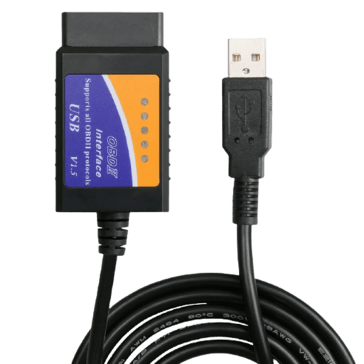 ELM327 OBD2 USB Adapter for Windows, ELMconfig Scanner with MS CAN/HS CAN Switch for F150 F250 Car and Light Truck, Diagnosis on Windows with V1.5 - Battery Mate