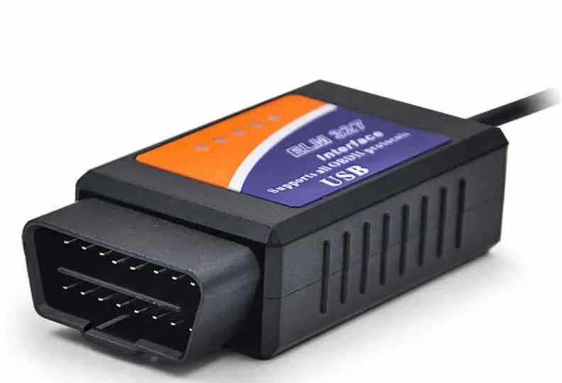 ELM327 OBD2 USB Adapter for Windows, ELMconfig Scanner with MS CAN/HS CAN Switch for F150 F250 Car and Light Truck, Diagnosis on Windows with V1.5