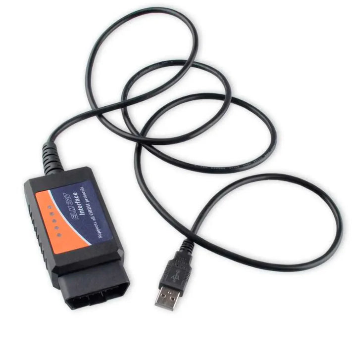 ELM327 OBD2 USB Adapter for Windows, ELMconfig Scanner with MS CAN/HS CAN Switch for F150 F250 Car and Light Truck, Diagnosis on Windows with V1.5