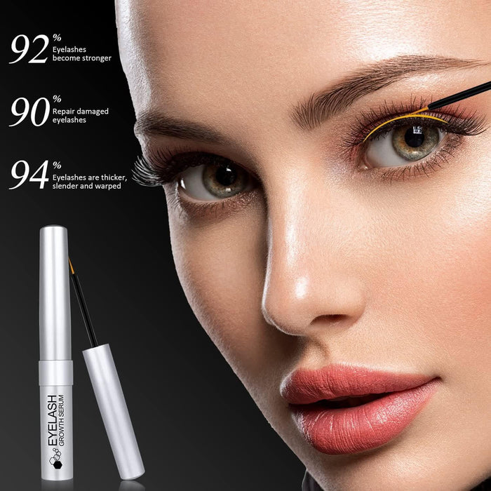 Eyelashes Enhancing Serum, Natural Formula Growth Serum, Results in 3 - 4 Weeks for Longer, Thicker, and Fuller Eyelashes. 5ML - Battery Mate