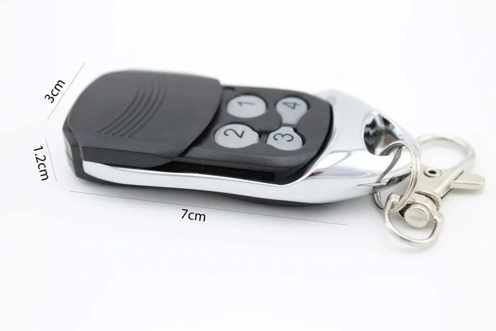 Nice Flor - S Compatible 4 - Button Remote Control – 433.92 MHz Rolling Code - Battery Mate
