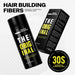 PROVE NOTHING Hair Fibres (28g) Instantly Fuller, Thicker Look Windproof & Sweatproof | Women and Men | Designed in Australia (BLACK) - Battery Mate