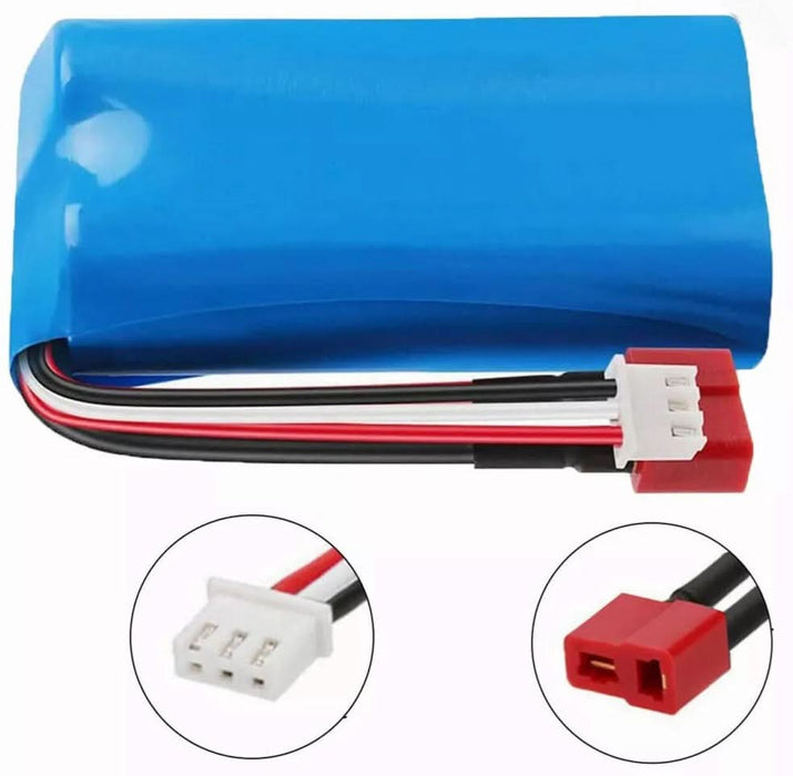 Rechargeable 18650 7.4V 1500mAh Li - Ion Battery Pack – Replacement for WL Toys 12427/12428 Series - Battery Mate