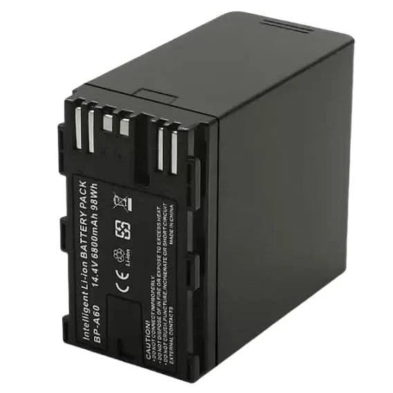 Replacement Battery BP - A60 compatible For Canon EOS C300 Mark II / C200 / C700 / C500 Mark II – 14.4V 6800mAh Li - Ion Rechargeable - Battery Mate