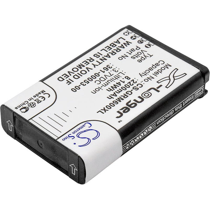 Replacement Battery for Garmin GPS Navigator - 3.7V 2200mAh Li-ion - Battery Mate