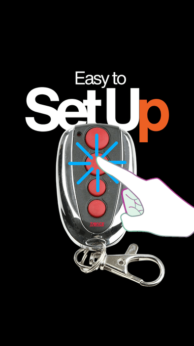 Replacement Steel - Line ZT - 07 Garage Door Remote Suits SD800 SD1200, SPRINT800 - Battery Mate
