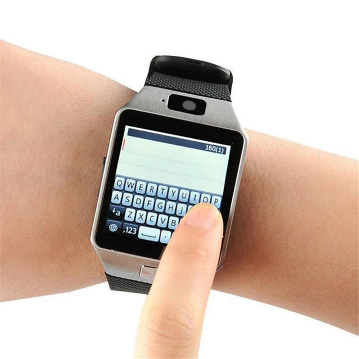 Tavice TZ1 Bluetooth Smart Watch with Touchscreen | Camera, Pedometer, Sleep Monitor, Notifications & Multi-Language Support