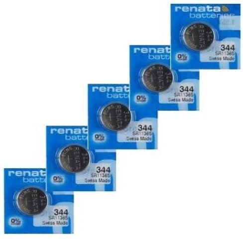 SR42 / 344 / SR1136SW Renata Silver Oxide Battery | 5 Pack - Battery Mate