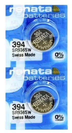 SR45 / 394 Renata Silver Oxide Button Cell Battery – 1.55V High - Capacity Power Source | 2 Pack - Battery Mate