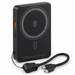 TAVICE 10000mAh magnetic wireless power bank with USB-A output, USB-C port, detachable USB-C cable, cable holder and fold-out phone stand - Battery Mate
