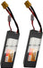 TAVICE 2 Pack 2S LiPo Battery 7.4V 5200mAh 80C Hard Case with T Connector Compatible with RC Cars, Trucks & Vehicles - Battery Mate