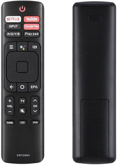 TAVICE 2 PACK ERF3I69H Remote Control for HISENSE TV 50RG 55RG 65RG RG SERIES ERF3169H - Battery Mate