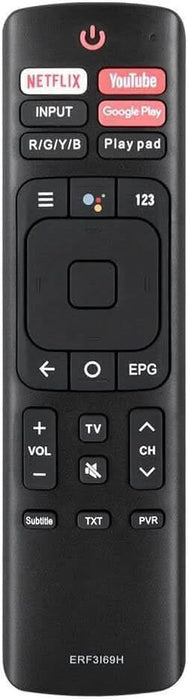 TAVICE 2 PACK ERF3I69H Remote Control for HISENSE TV 50RG 55RG 65RG RG SERIES ERF3169H - Battery Mate