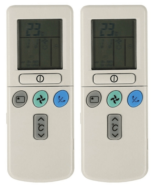 TAVICE 2 Pack Hitachi Air Conditioner Replacement Remote Control RAR - 2P2 RAR - 3U1 RAR - 3U3 - Battery Mate