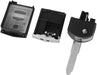 TAVICE 2 PACK Mazda 2 Button Remote Flip Key Shell Mazda 3 5 6 RX7 RX8 BT50 - With Logo - Battery Mate