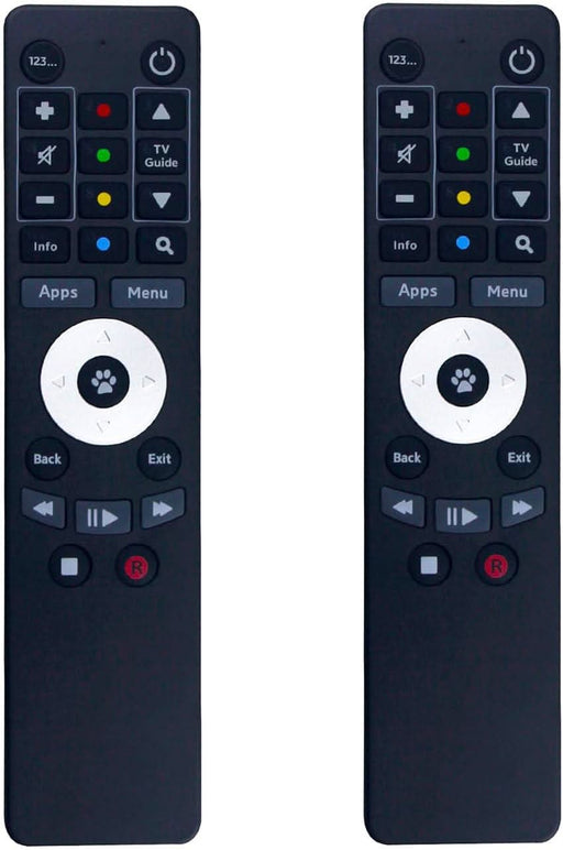 TAVICE 2 pack Remote Control for Fetch TV, Fetch Mini 4K, Mighty, Mini & Gen 2 - Battery Mate