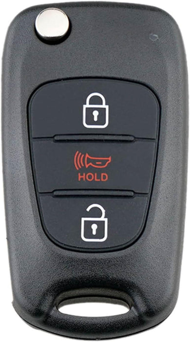 TAVICE 2 Pack Replacement remote Flip car key shell suitable for HYUNDAI i20 i30 i35 - Battery Mate