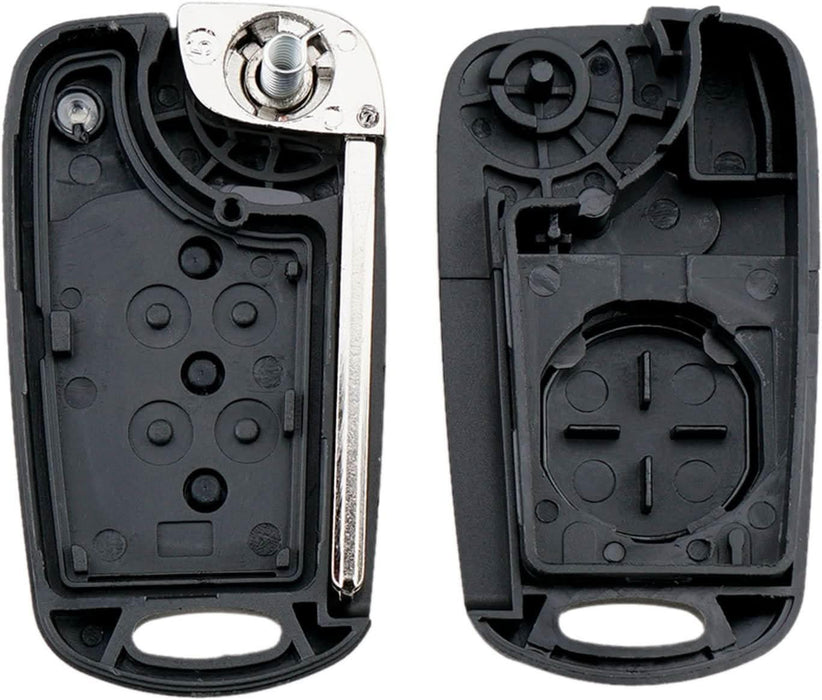 TAVICE 2 Pack Replacement remote Flip car key shell suitable for HYUNDAI i20 i30 i35 - Battery Mate