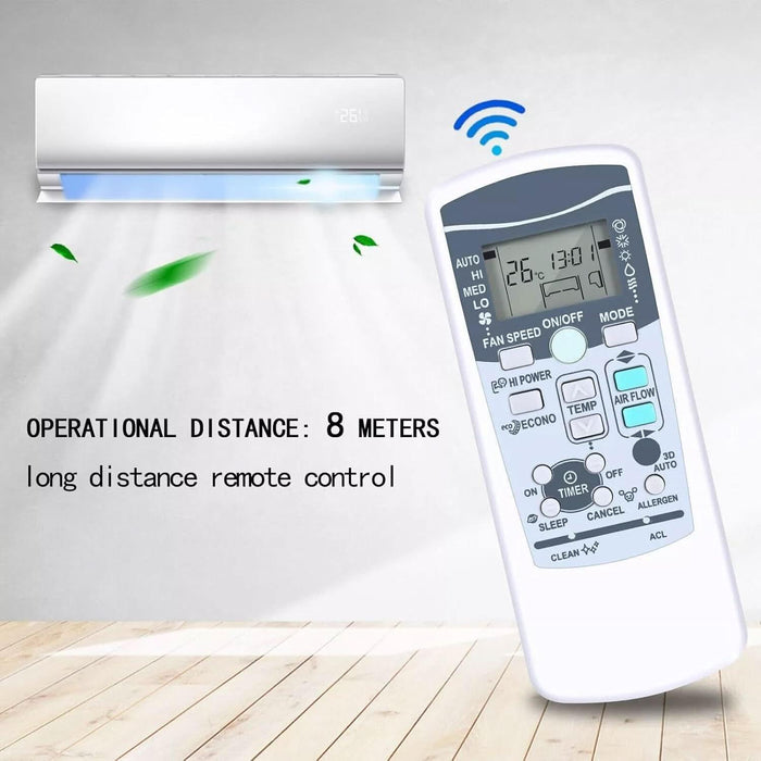 TAVICE 2 Pack Replacement RKX502A001 Remote Control for Mitsubishi Air Conditioner Also Compatible with RKX502A001B RKX502A001C RKX502A001F RKX502A001G RKX502A001P RKX502A001S RKX502A017A RKT502A420 RKW502A200B - Battery Mate