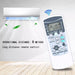 TAVICE 2 Pack Replacement RKX502A001 Remote Control for Mitsubishi Air Conditioner Also Compatible with RKX502A001B RKX502A001C RKX502A001F RKX502A001G RKX502A001P RKX502A001S RKX502A017A RKT502A420 RKW502A200B - Battery Mate