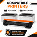 TAVICE 2 Pack TN1170 Toner Cartridges Compatible with Brother HL-L1230W and DCP-L1630W Printers, Black - Battery Mate