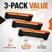 TAVICE 3 Pack TN1170 Toner Cartridges Compatible with Brother HL-L1230W and DCP-L1630W Printers, Black - Battery Mate