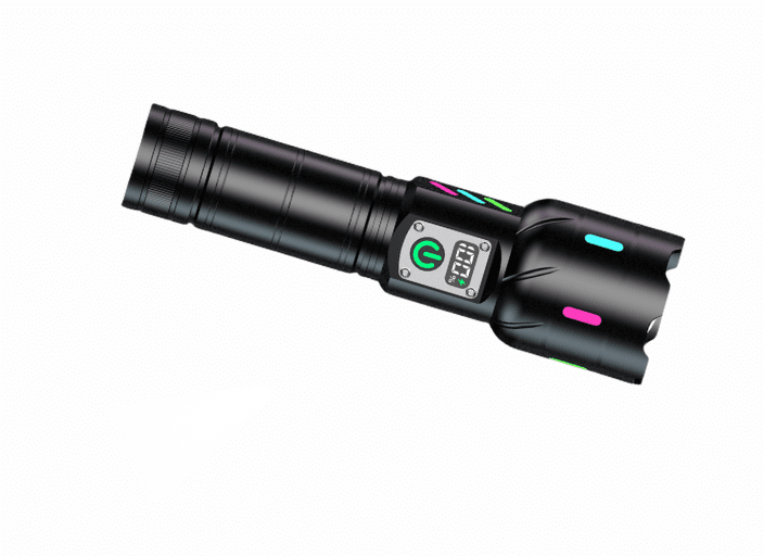 TAVICE 30W Super Bright LED Flashlight, Rechargeable, Waterproof Emergency Torch with 26650 Battery for Camping, Hiking, Car Repair - Battery Mate