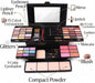 TAVICE 39 - Color Makeup Palette Set Eyeshadow, Concealer, Lip Gloss, Foundation & Blush, Sleek Powder, Rich Colors Cosmetic Kit for Professional and Daily Use - Battery Mate