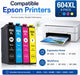 TAVICE 4PK 604XL Ink Cartridges Compatible with Epson XP-2200 XP-3200 XP-4200 WF-2910 WF-2930 - Battery Mate