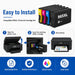 TAVICE 4X 965XL Ink Cartridges Compatible with HP OfficeJet Pro 9010e 9012e 9016 9020e 9026 9028 - Battery Mate