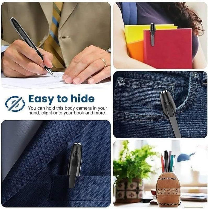 TAVICE 64GB Camera Pen 1080P HD Portable Hidden Camera for Video & Photos, Loop Recording, Long Battery Life, Office & Business Use - Battery Mate
