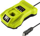 TAVICE Car Charger Compatible with Ryobi ONE+ 12V-18V P102 P105 P108 Li-Ion NiCd NiMH Batteries - Battery Mate