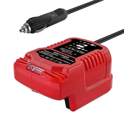 TAVICE Cigarette Lighter Socket Adapter Compatible with Milwaukee M18 18V Battery DC 12V/24V Mini Car Charger Power Adapter - Battery Mate