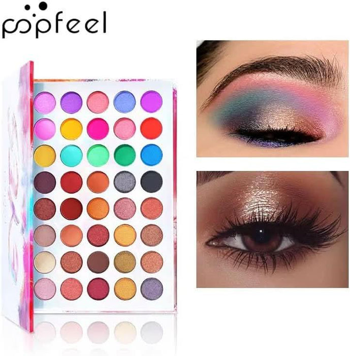 TAVICE Color Studio Eyeshadow Palette 40 Highly Pigmented Matte & Shimmer Shades, Waterproof and Blendable Makeup Palette - Battery Mate