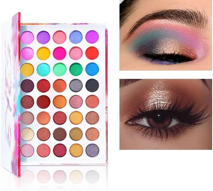TAVICE Color Studio Eyeshadow Palette 40 Highly Pigmented Matte & Shimmer Shades, Waterproof and Blendable Makeup Palette - Battery Mate