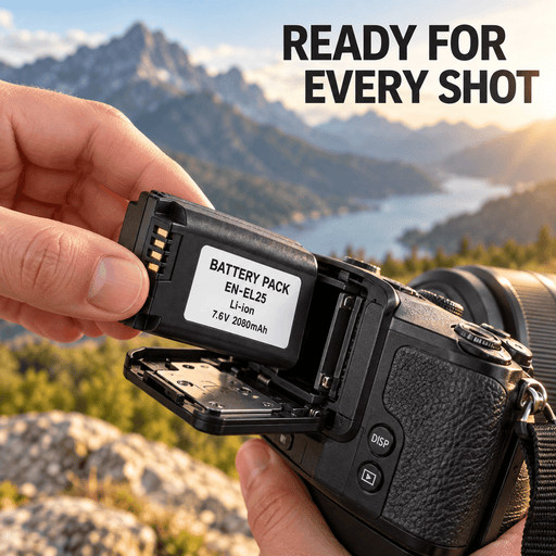 TAVICE EN-EL25 EN-EL25a Battery Compatible with Nikon Z30 Z50 Z50 II Z fc Cameras - Battery Mate